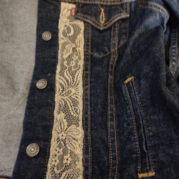Upcycle Jean Jacket Med - Picture 6 of 7